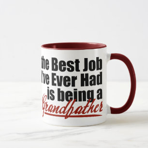 Mug Le meilleur travail est un grand-père