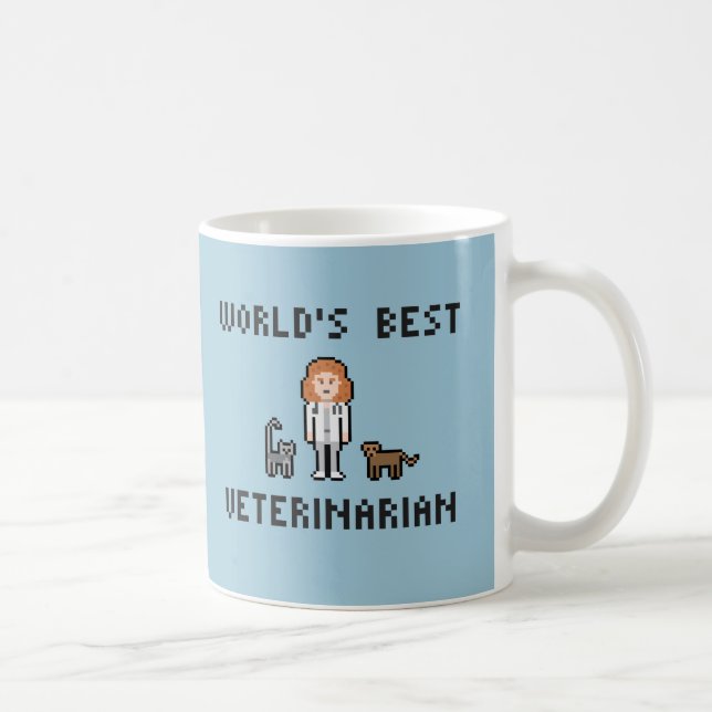 Mug Le meilleur vétérinaire du monde - version femelle (Droite)