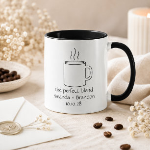 Mug Le mélange parfait Mariage dessin au trait