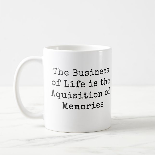 Mug Le métier de la vie est ... (Gauche)