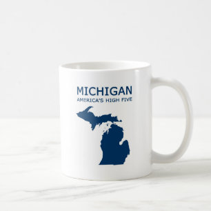 Mug Le Michigan. Hauts cinq de l'Amérique