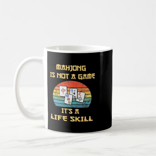 Mug Le mignon Mahjong est une habileté à vivre Jeu jui (Gauche)