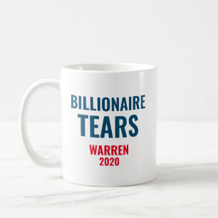 Mug Le milliardaire Larmes Elizabeth Warren 2020