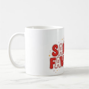 Mug Le modèle de Noël drôle préféré du Père Noël