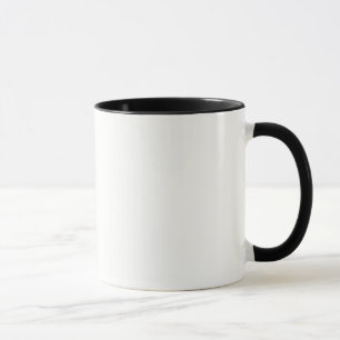 Mug Le modèle do-it-yourself ajoutent la couleur de
