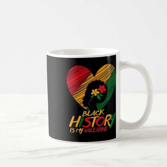 Mug Le Mois de l'Histoire des Noirs est ma Valentine F (Droite)
