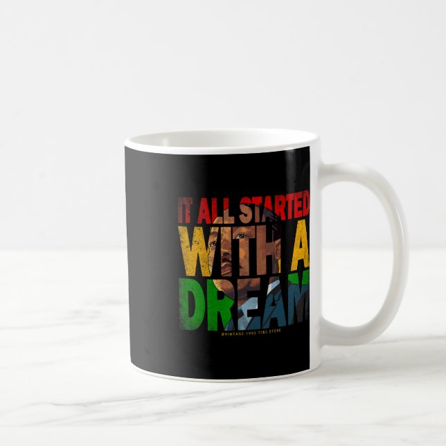 Mug Le Mois De L'Histoire Noire Ream En Tant Que Dirig (Droite)