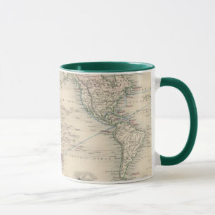 Mug Le monde sur la projection du Mercator