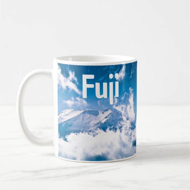 Mug Le Mont Fuji, dans les nuages, Japon (Gauche)