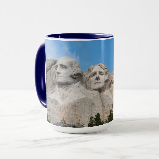 Mug Le Mont Rushmore au printemps (Devant gauche)