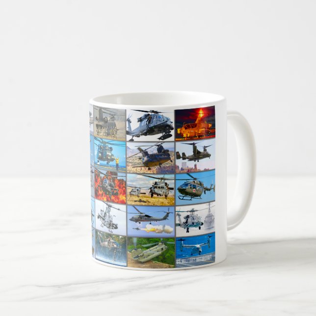 MUG LE "MONTAGE" DU ROTORCRAFT MILITAIRE AMÉRICAIN (Devant droit)