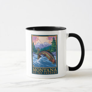 Mug Le Montana -- Grande scène de pêche de CountryFl