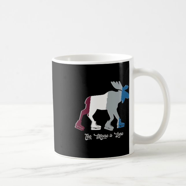 Mug Le Moose est lâché - Patins de hockey  (Droite)