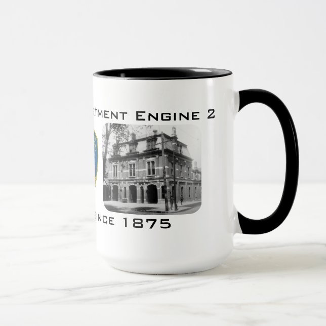 Mug Le moteur 2" de BFD économie vit depuis 1875" (Droite)
