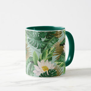 Mug Le Motif blanc Lotus Tropical Canopy