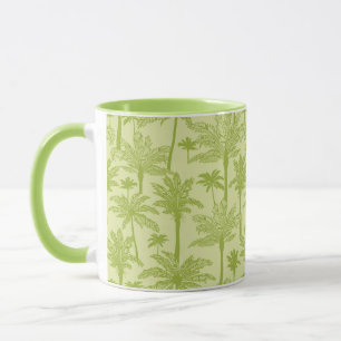 Mug Le Motif des palmiers verts