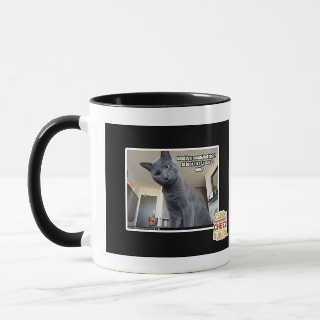 Mug Le moyen de Wadya "obtiennent l'aide" ? (Gauche)