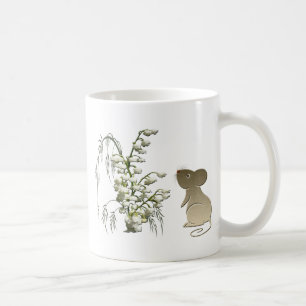 Mug Le muguet et art mignon de souris