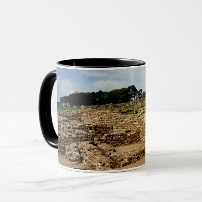 Mug Le mur de Hadrian, le Northumberland, Angleterre (Devant gauche)