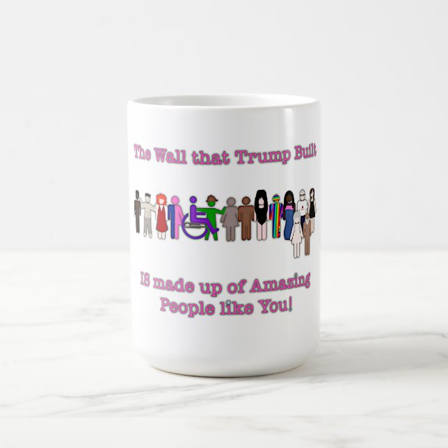 Mug Le mur que Trump a construit (Centre)