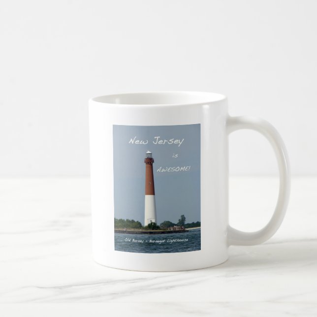Mug Le New Jersey est génial - Phare de Barnegat (Droite)
