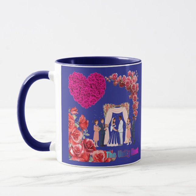 Mug Le nœud d'unité bleu marine (Gauche)