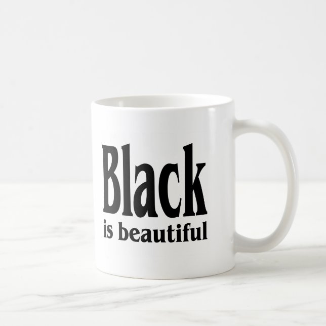 Mug Le noir est beau (Droite)