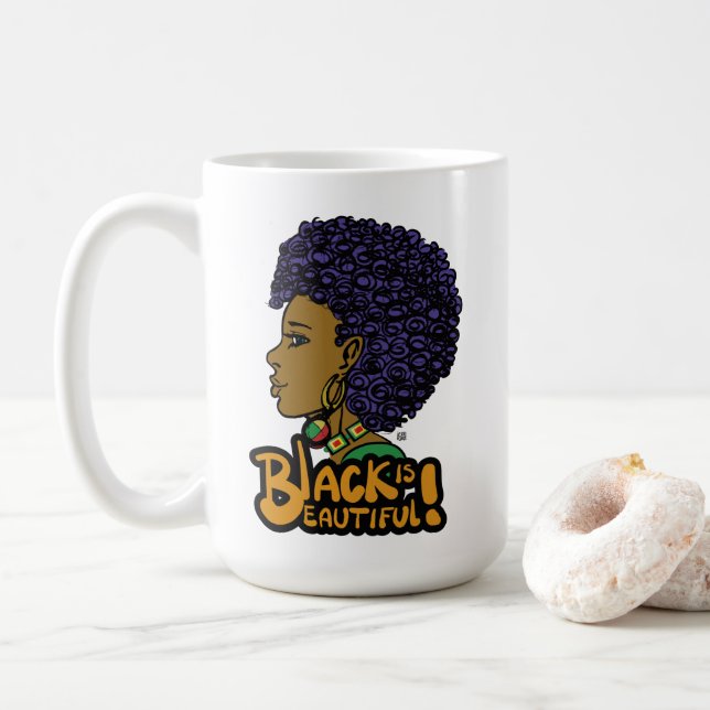Mug Le noir est beau (Avec donut)