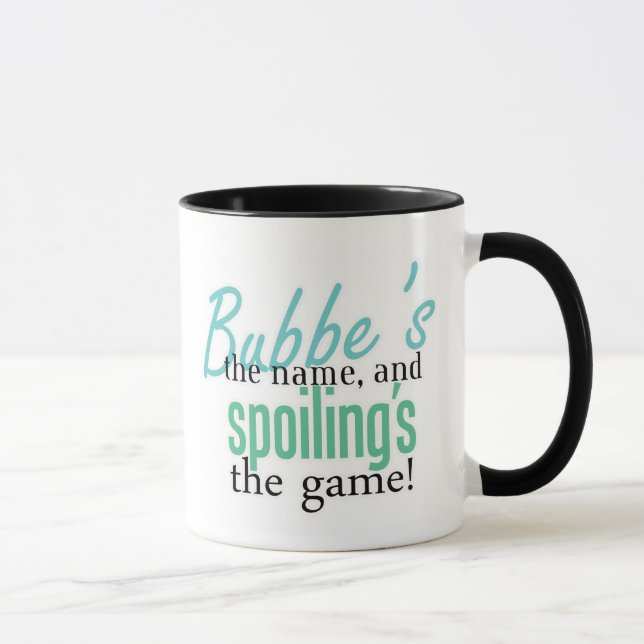 Mug Le nom de Bubbe, et détérioration du Gam (Droite)