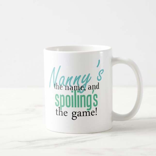 Mug Le nom de la bonne d'enfants, et détérioration du (Droite)