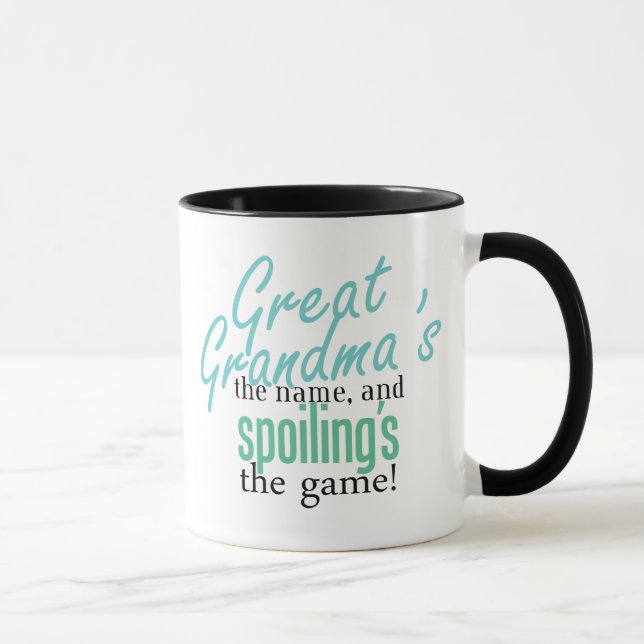 Mug Le nom de la grande grand-maman, et se corrompre (Droite)