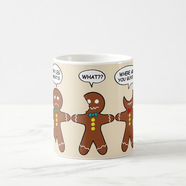 Mug Le pain d'épices, ma jambe, fait mal au Humour (Centre)