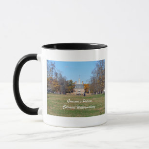 Mug Le palais du Gouverneur, Williamsburg colonial