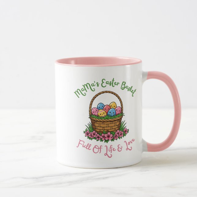 Mug Le panier de Pâques de MaMa (Droite)