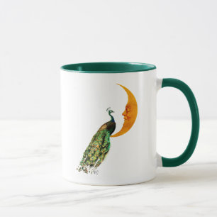 Mug Le paon sur la Lune
