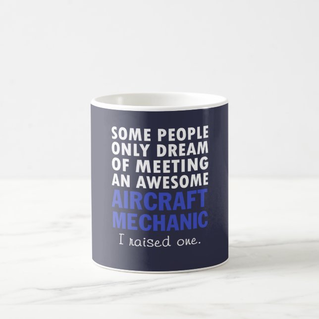 MUG LE PAPA DU MÉCANICIEN D'AVIATION (Centre)