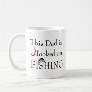 Mug Le papa est accroché sur la PÊCHE - relation