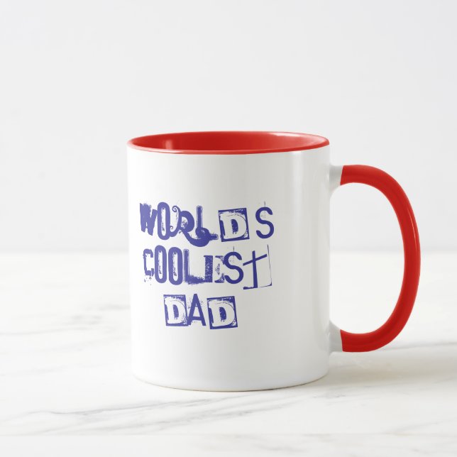 Mug Le papa le plus frais du monde ! (Droite)