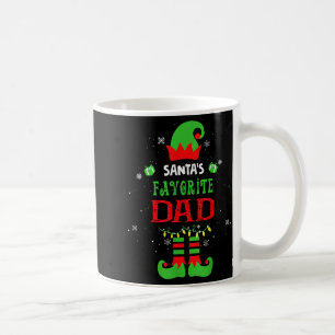 Mug Le papa préféré du Père Noël, elfe drôle, famille,