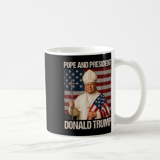 Mug Le Pape Et Le Président Donald Trump (Droite)