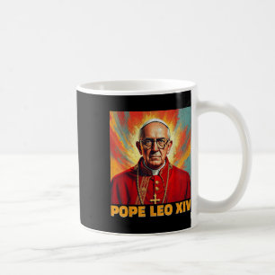 Mug Le Pape Leo Xiv Nouveau Pape Américain 2025 Drôle