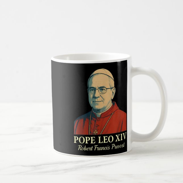 Mug Le pape Leo Xiv Robert Francis Prevost _8 (Droite)