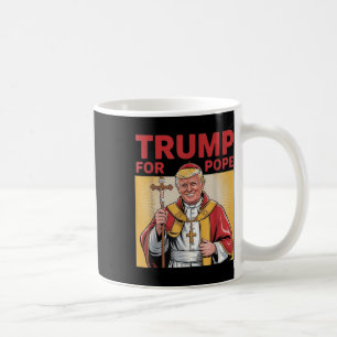 Mug Le pape Trump drôle Trump Vatican Christian Retro