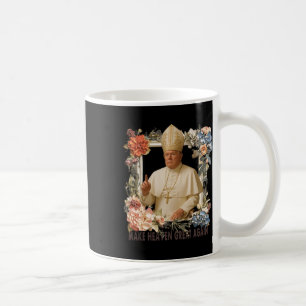 Mug Le pape Trump drôle Trump Vatican Christian Retro