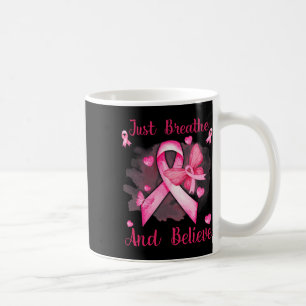 Mug Le Papillon Ruban Respire Et Croit Le Cancer Du Se