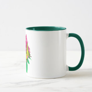 Mug Le papillon sur s'est levé 2