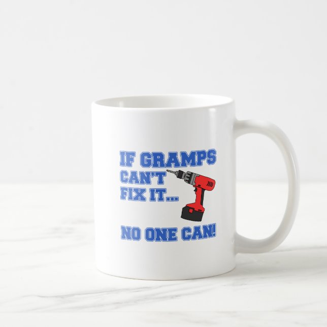 Mug Le papy ne peut pas le fixer que personne peut (Droite)