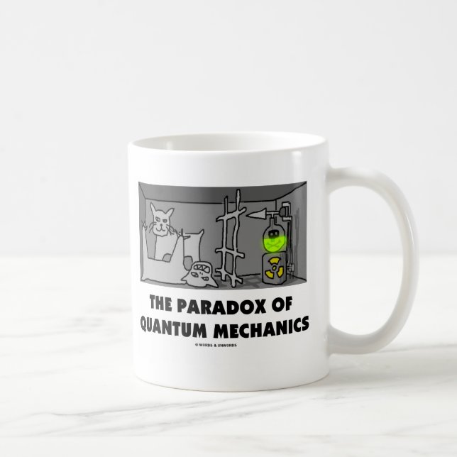 Mug Le Paradoxe De La Mécanique Quantique (Humour Phys (Droite)