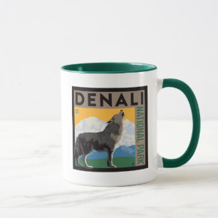 Mug Le Parc national de Denali   Howling Wolf