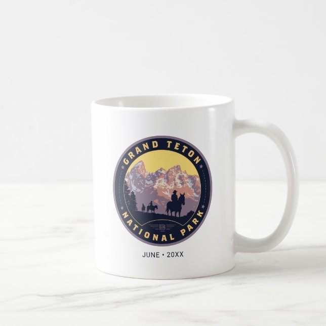 Mug Le Parc national de Grand Teton (Droite)